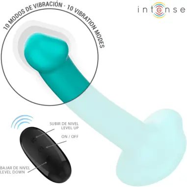 Katie Vibrador con Ventosa 10 Vibraciones Azul Oscuro