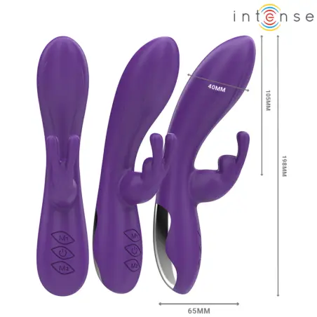 Randall Vibrador Rabbit 10 Vibraciones Morado | Intense