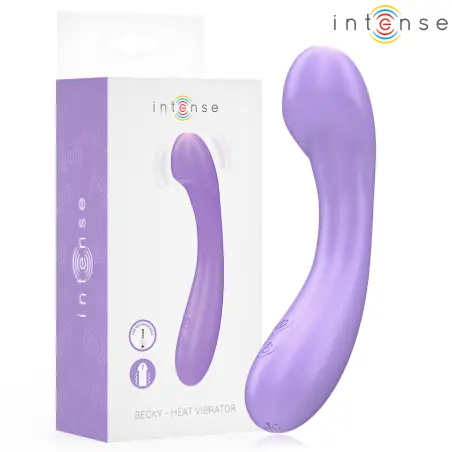 INTENSE - BECKY VIBRADOR 19 CM CALENTABLE 7 VIBRACIONES MORADO