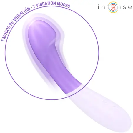Becky Vibrador 19 cm Calentable 7 Vibraciones Morado