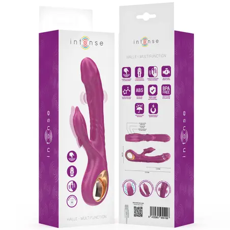 Halle Vibrador Multifunción con Lengua Estimuladora en Forma