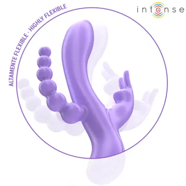 Miko Triple Vibrador Rabbit & Estimulador & Anal | Intense