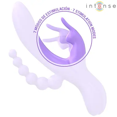 Miko Triple Vibrador Rabbit & Estimulador & Anal | Intense