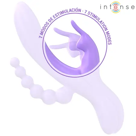 Miko Triple Vibrador Rabbit & Estimulador & Anal | Intense