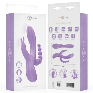 Miko Triple Vibrador Rabbit & Estimulador & Anal | Intense
