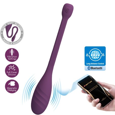 PRETTY LOVE - LEVIATHAN VIBRADOR CONTROLADO POR APP MORADO PRETTY LOVE SMART