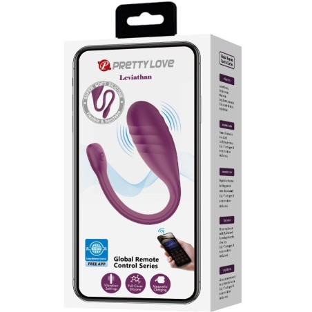 PRETTY LOVE - LEVIATHAN VIBRADOR CONTROLADO POR APP MORADO PRETTY LOVE SMART