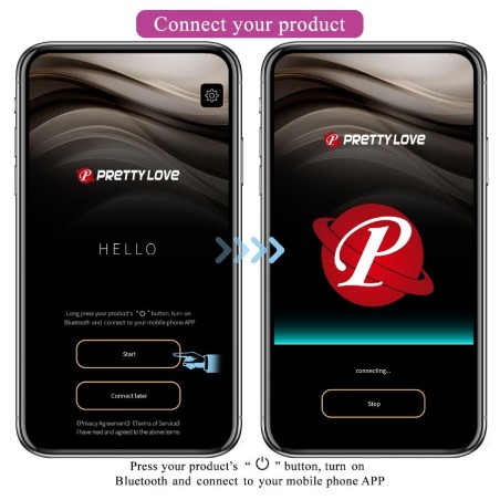 PRETTY LOVE - LEVIATHAN VIBRADOR CONTROLADO POR APP MORADO PRETTY LOVE SMART
