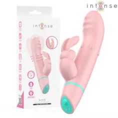INTENSE - ALVIN ESTIMULADOR RABBIT & VIBRADOR ROLLING + OSCILANTE