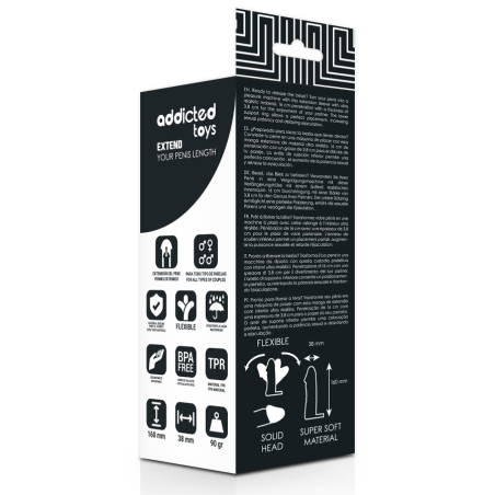 ADDICTED TOYS - EXTENSIÓN PENE 16 CM ADDICTED TOYS