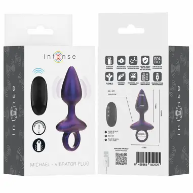 Michael Plug Anal Vibrador Modelo 2 Control Remoto | Intense