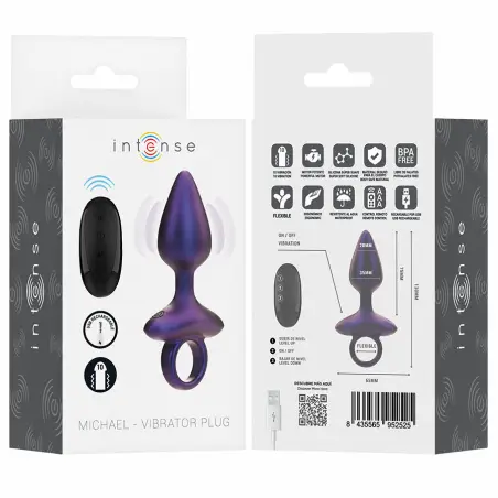 Michael Plug Anal Vibrador Modelo 2 Control Remoto | Intense