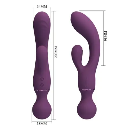 All Rounder Vibrador Punto G Morado - 10 Modos | Pretty Love