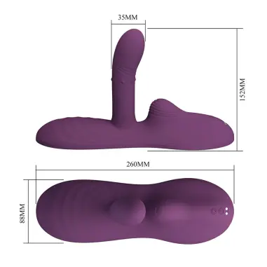 Luka Sit-Down Vibrador con Efecto Calor y Control Remoto