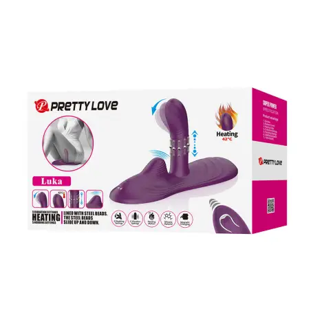 Luka Sit-Down Vibrador con Efecto Calor y Control Remoto