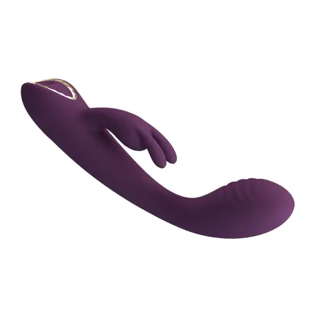Emma Vibrador con Estimulador Rabbit Morado | Pretty Love