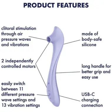 Easy Lover Vibrador & Estimulador Air Pulse | Satisfyer