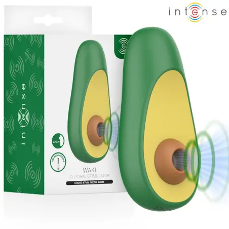 INTENSE - WAKI ESTIMULADOR SUCCIONADOR DE CLÍTORIS AGUACATE