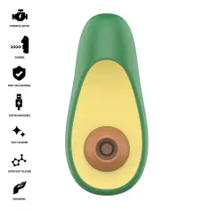 INTENSE - WAKI ESTIMULADOR SUCCIONADOR DE CLÍTORIS AGUACATE 2