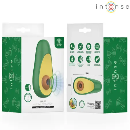 Waki Estimulador Succionador de Clítoris Aguacate | Intense