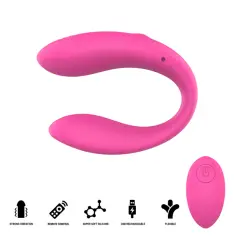 INTENSE - NORA ESTIMULADOR DE PINZA CON VIBRACIÓN ROSA 2
