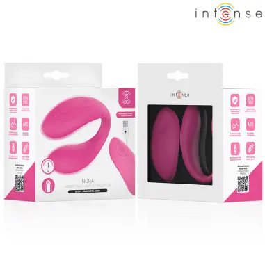 Nora Estimulador de Pinza con Vibración Rosa | Intense