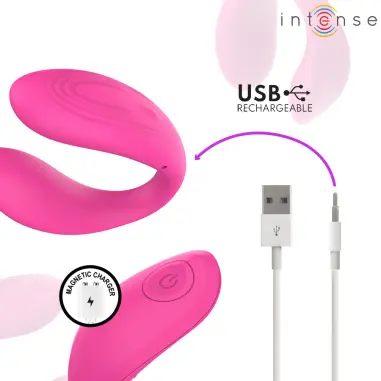 Nora Estimulador de Pinza con Vibración Rosa | Intense