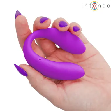 Nora Estimulador de Pinza con Vibración Morado | Intense