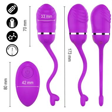 Sookie Huevo Vibrador con Control Remoto Morado | Intense