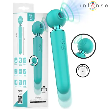 INTENSE - HAMBY ESTIMULADOR MULTIFUNCIÓN CON SUCCIÓN Y VIBRACIÓN