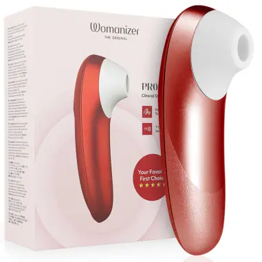 WOMANIZER - PRO VIBRANT ESTIMULADOR DE CLÍTORIS BURDEOS