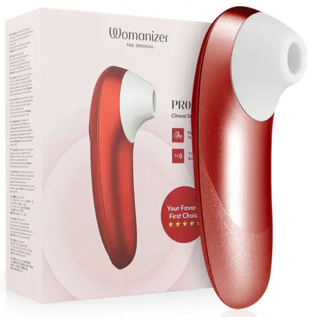 WOMANIZER - PRO VIBRANT ESTIMULADOR DE CLÍTORIS BURDEOS