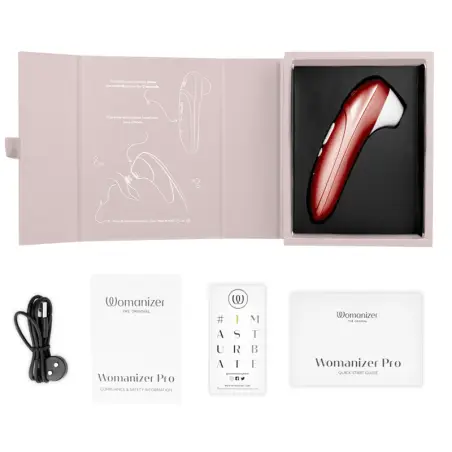 Pro Vibrant Estimulador de Clítoris Burdeos | Womanizer
