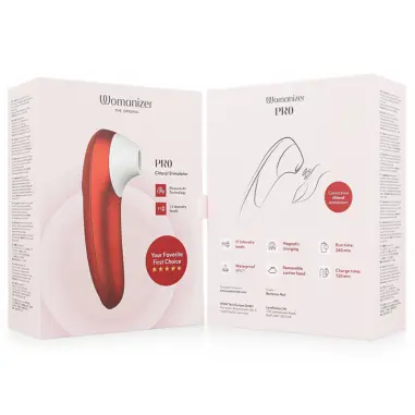 Pro Vibrant Estimulador de Clítoris Burdeos | Womanizer