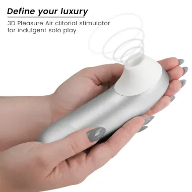 Pro Vibrant Estimulador de Clítoris Gris Plata | Womanizer