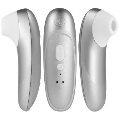 Pro Vibrant Estimulador de Clítoris Gris Plata | Womanizer