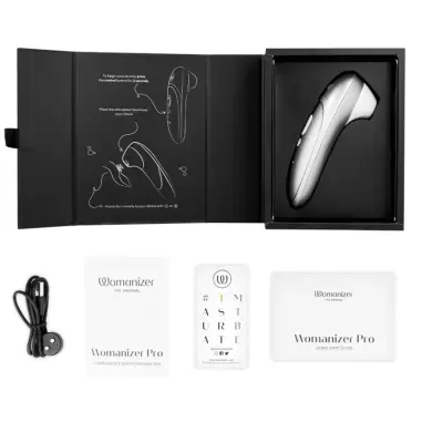 Pro Vibrant Estimulador de Clítoris Gris Plata | Womanizer
