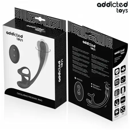 Plug Anal Vibración Waving 360º y Anillo | Addicted Toys