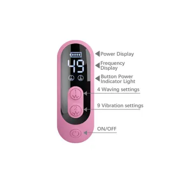 Bella Vibrador Rabbit con Estimulación Mariposa y LED Rosa