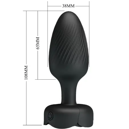 Varian Plug Anal con Luz LED 10.8 cm | Pretty Love