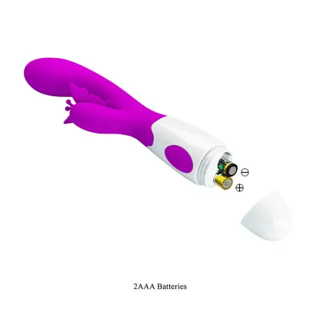Butterfly Kiss Vibrador Rabbit 30 Funciones Morado