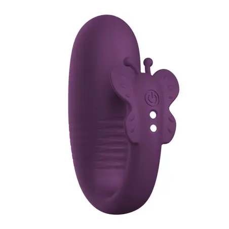 Klay Vibrador Huevo con Empuje APP Control Morado