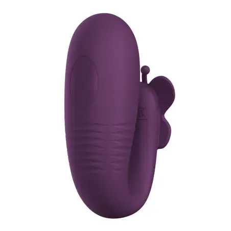 Klay Vibrador Huevo con Empuje APP Control Morado