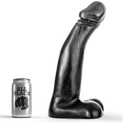 ALL BLACK - DILDO REALISTA NEGRO FISTING 29 CM ALL BLACK