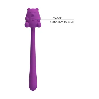 Cute Bear Flirting Stick Vibrador Recargable | Pretty Love