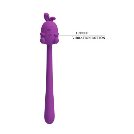 Vibrador Flexible Cute Bunny Flirting Stick Recargable USB