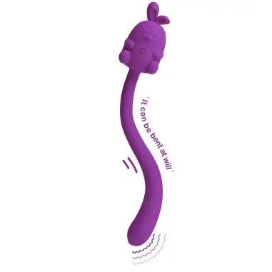 Vibrador Flexible Cute Bunny Flirting Stick Recargable USB