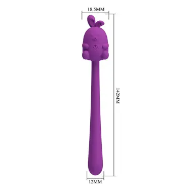 Vibrador Flexible Cute Bunny Flirting Stick Recargable USB