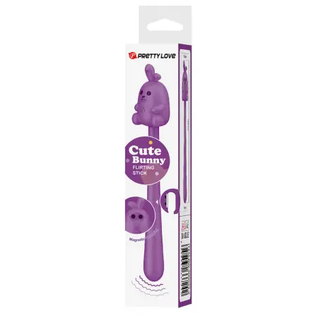 Vibrador Flexible Cute Bunny Flirting Stick Recargable USB