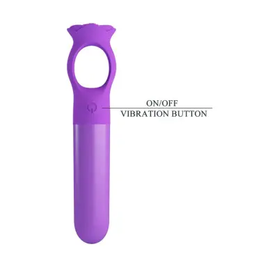 Giana Mini Masajeador Vibrador Recargable Morado - 10 Modos
